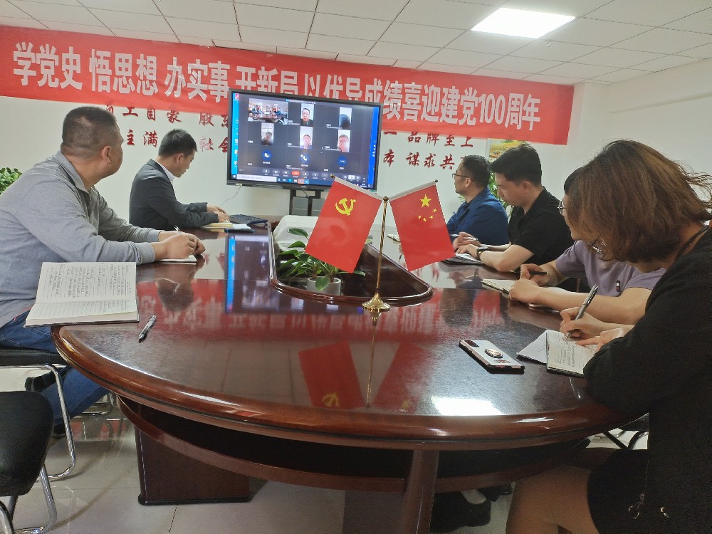 监理公司组织召开青海片区项目视频生产会议